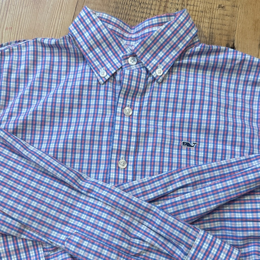Vineyard Vines Men's Multicolor Plaid Shirt